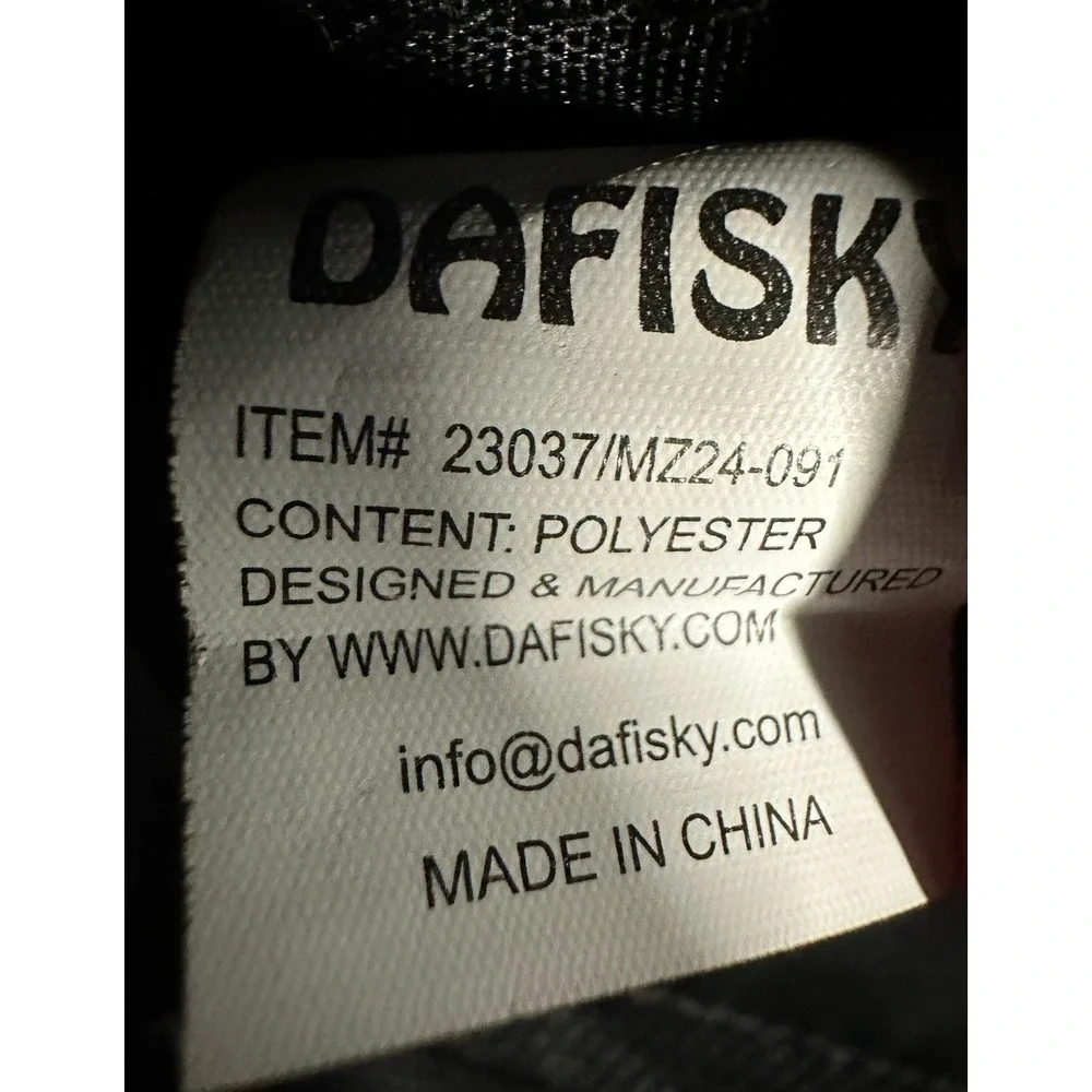 DAFISKY Basketball Backpack 30L Black Ball Shoe Compartment Sports Bag